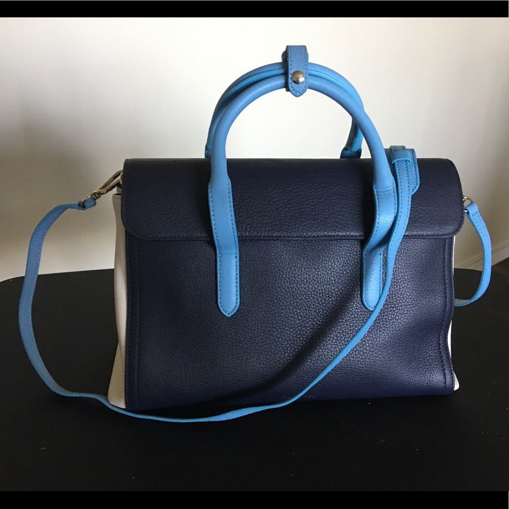 Draper James Satchel (Nassau Navy) NWOT - Picture 5 of 14